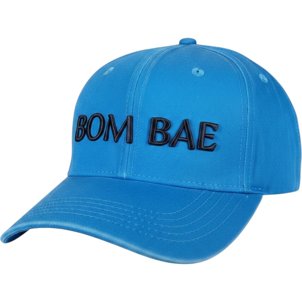 Bombay Sapphire‎ Bom Bae Hat Blue Snapback Baseball Adjustable Flat Bill Promo